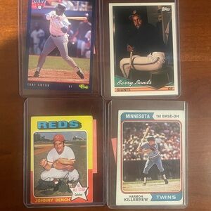 Baseball greats!  1970’s and 1990’s.